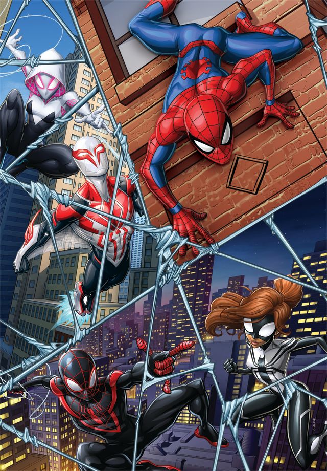 Clementoni Puzzle Spiderman Swarming 104-pieces