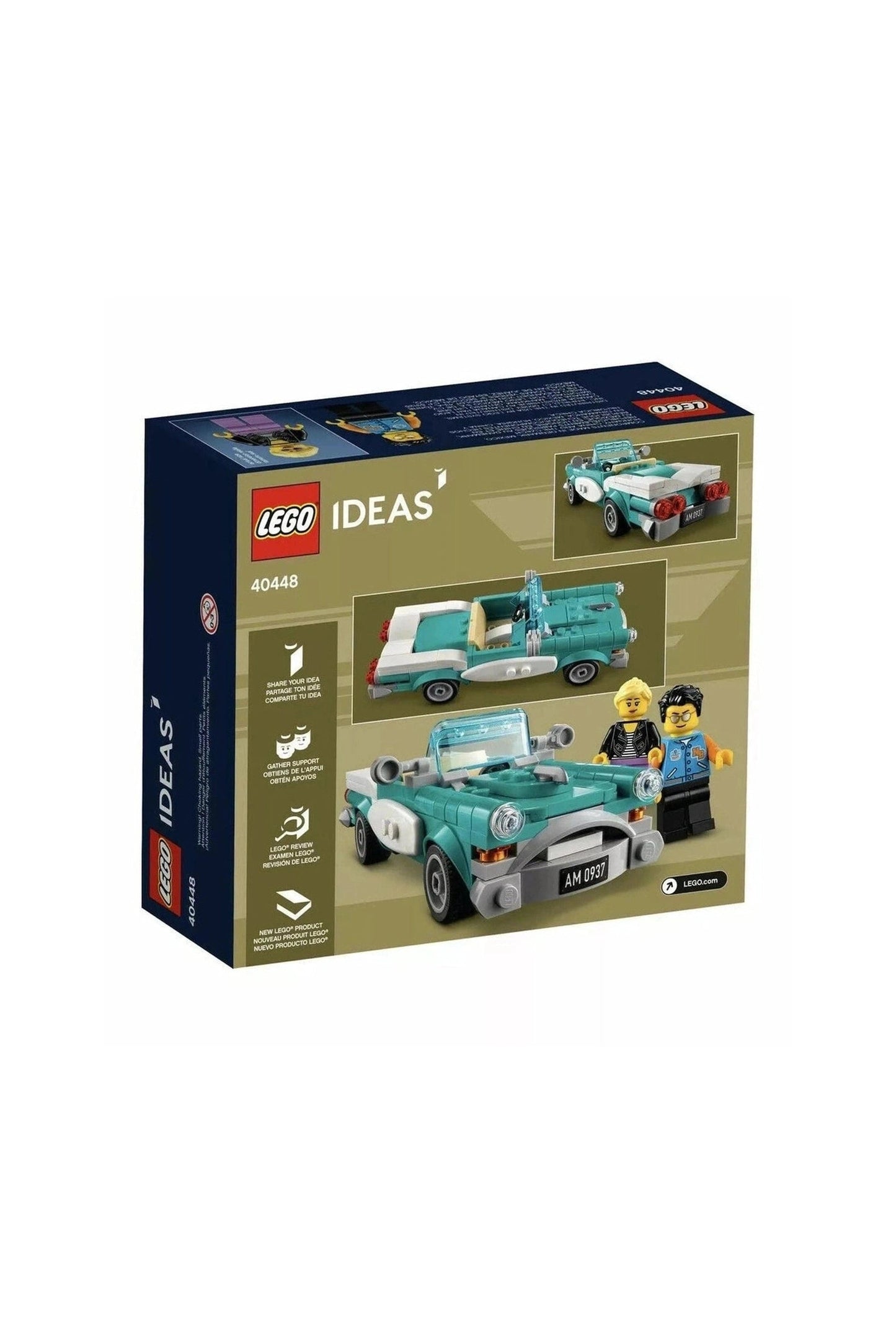 Lego Ideas Vintage 50'S Car Building Set - Marah Kids