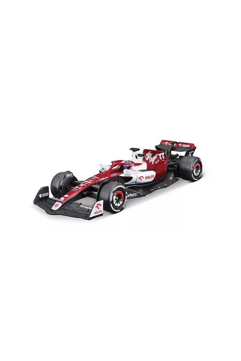 Bburago 1/43 Scale Model - Alfa Romeo ORLEN C42 77 Valtteri Bottas - Marah Kids