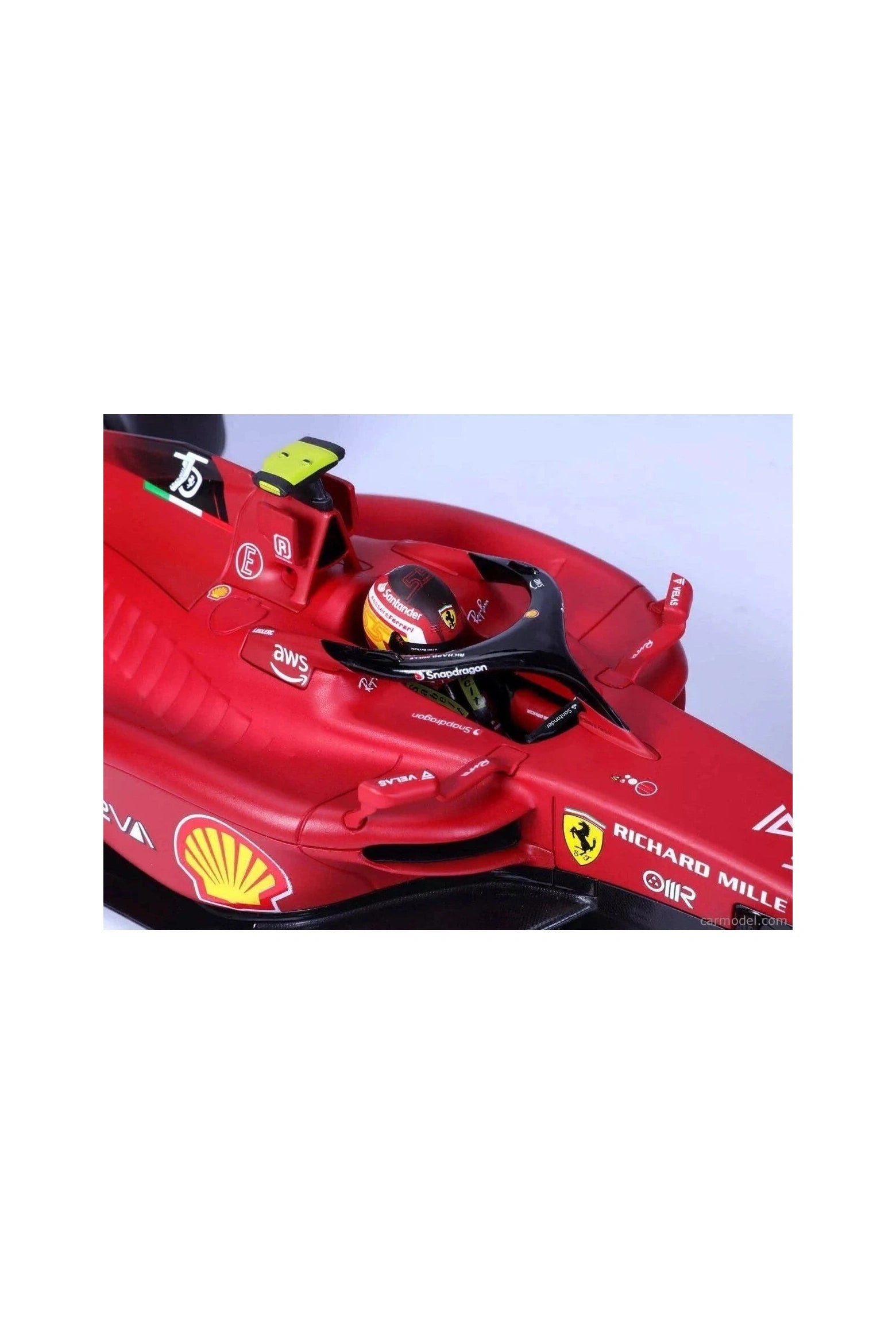 Bburago 1/18 Scale Model - Ferrari F1 - 75 (2022) Carlos Sainz 55 - Marah Kids