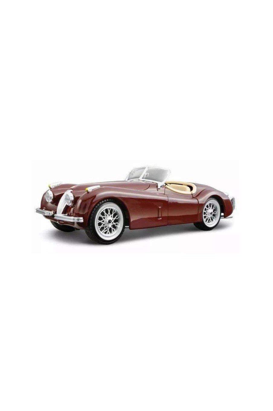 Bburago 1:24 Scale Jaguar XK 120 Roadster (1951) – Iconic Red - Marah Kids