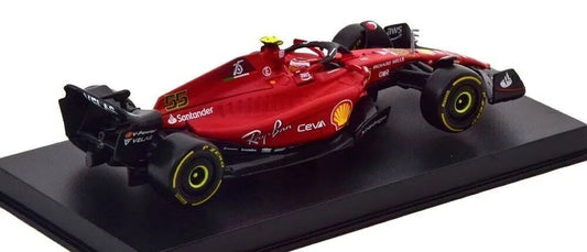 Formula Racing 2022 Ferrari F1 - 75 55 Carlos Sainz 1/43 Scale Diecast Model by Bburago - Marah Kids