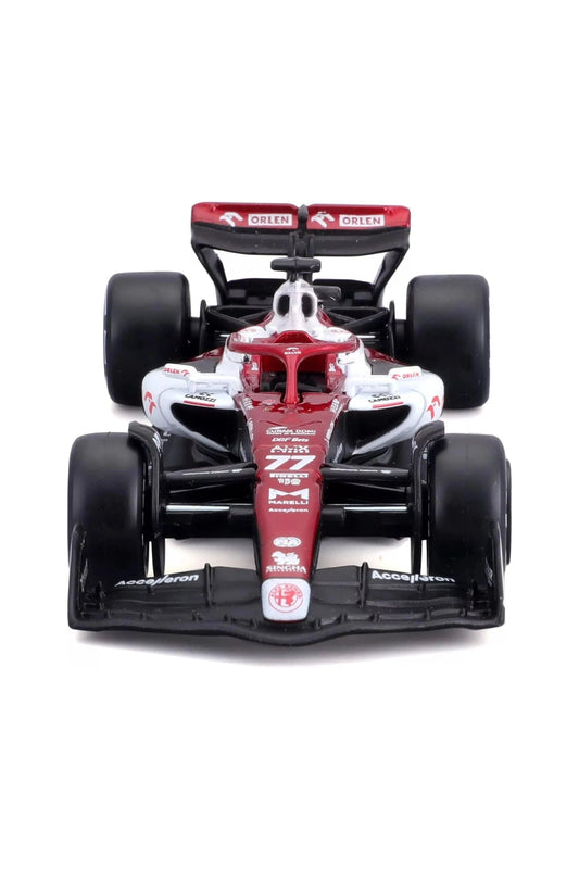 Bburago 1/43 Scale Model - Alfa Romeo F1 Team ORLEN C42 (2022) Valtteri Bottas 77 - Marah Kids