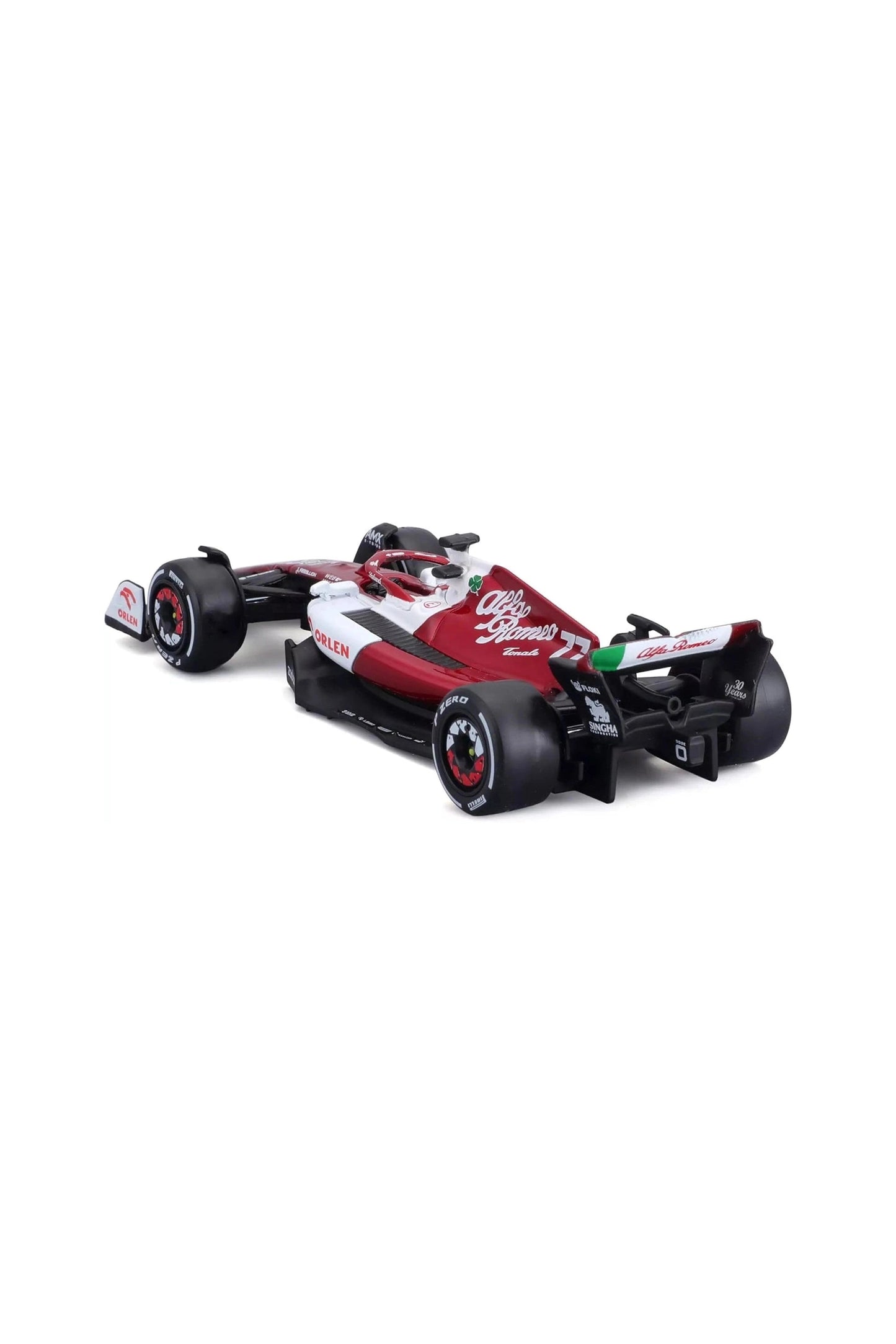 Bburago 1/43 Scale Model - Alfa Romeo F1 Team ORLEN C42 (2022) Valtteri Bottas 77 - Marah Kids