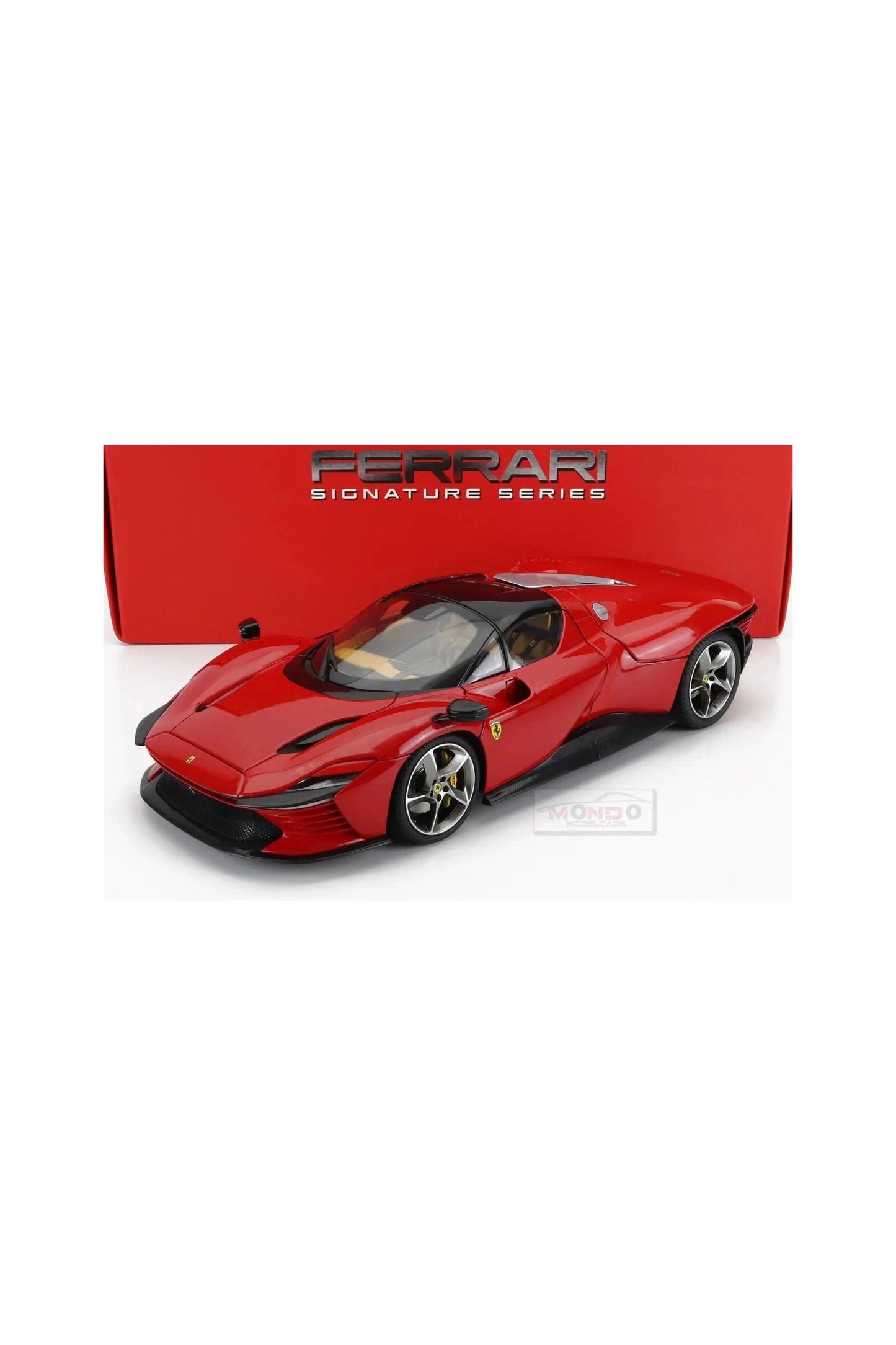 Bburago Ferrari Daytona SP3 Closed Roof 2022 Red Corsa Diecast Model - Marah Kids