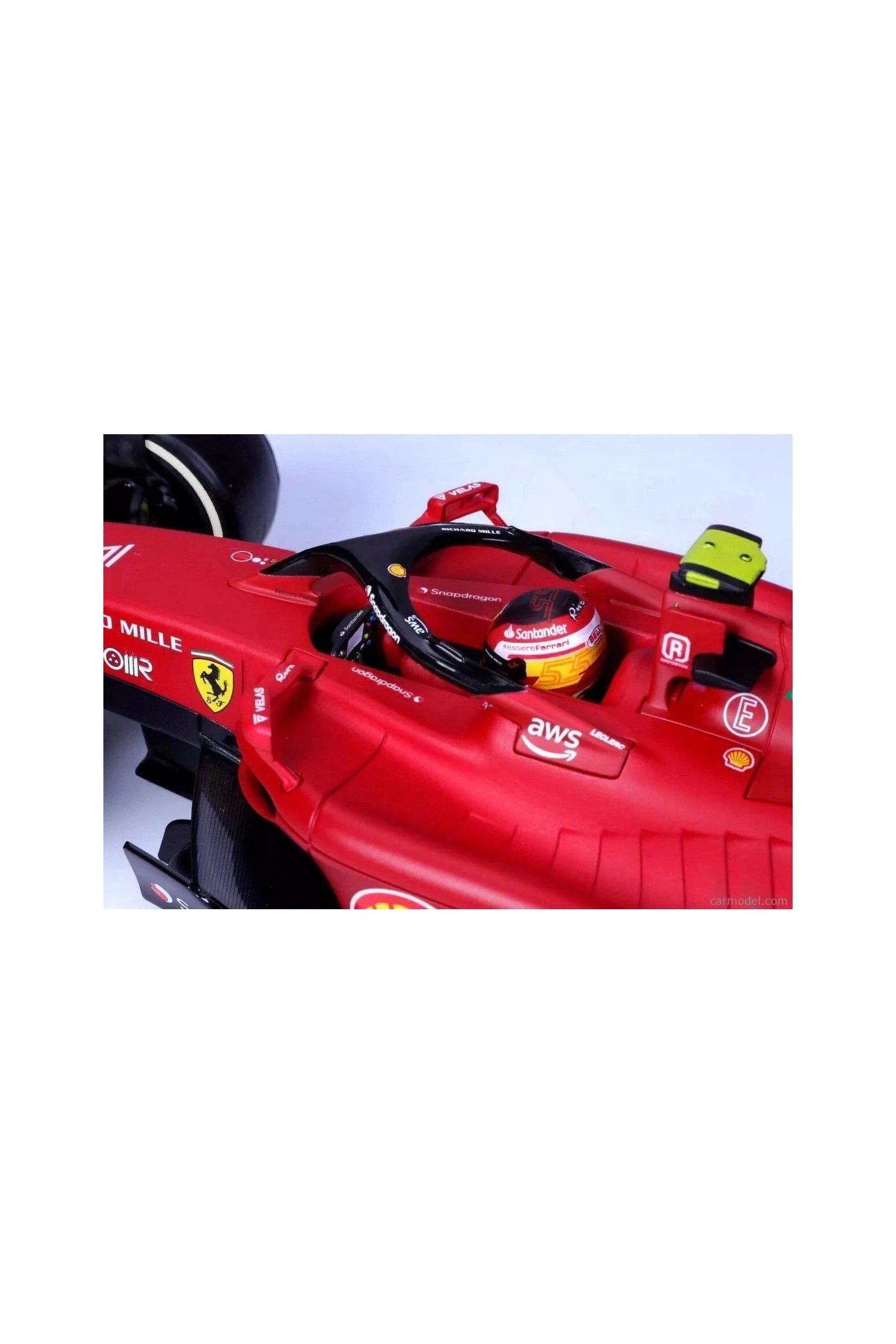Bburago 1/18 Scale Model - Ferrari F1 - 75 (2022) Carlos Sainz 55 - Marah Kids