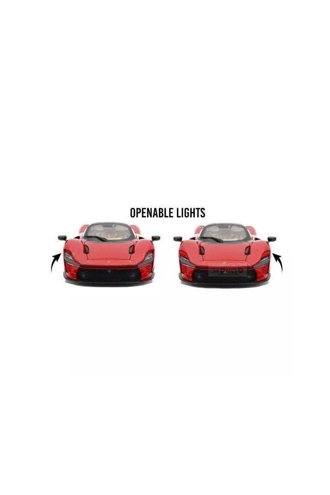 Bburago Ferrari Daytona SP3 Closed Roof 2022 Red Corsa Diecast Model - Marah Kids
