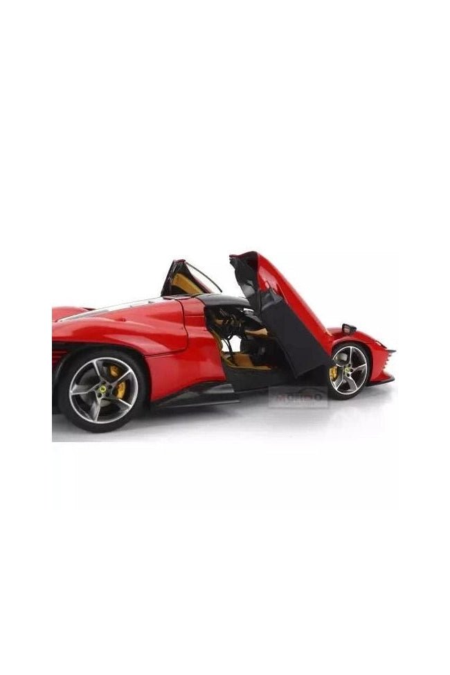 Bburago Ferrari Daytona SP3 Closed Roof 2022 Red Corsa Diecast Model - Marah Kids
