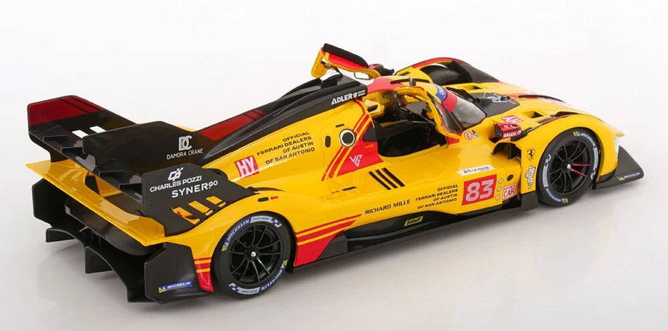 Bburago 1:18 Ferrari Racing - 499P (24h LE MANS Hypercar 2024) (AF CORSE TEAM) (DELUXE VERSION)