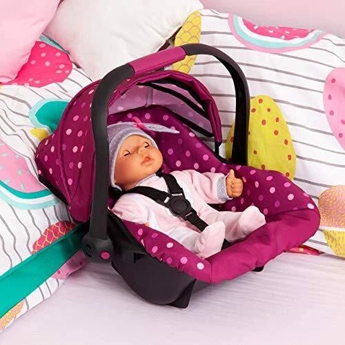 BAYER Dolls Deluxe Car Seat With Canopy Upto 46Cm Dolls - Marah Kids