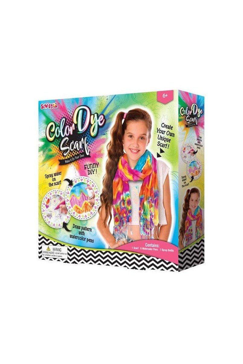 Sew Star - DIY Color Dye Scarf - Marah Kids