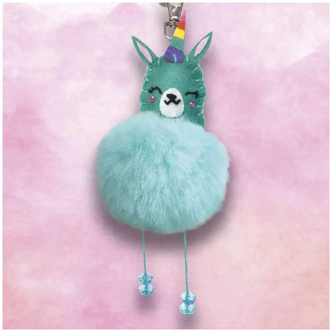 Sew Star - DIY Bag Charm - Furry Llama - Marah Kids