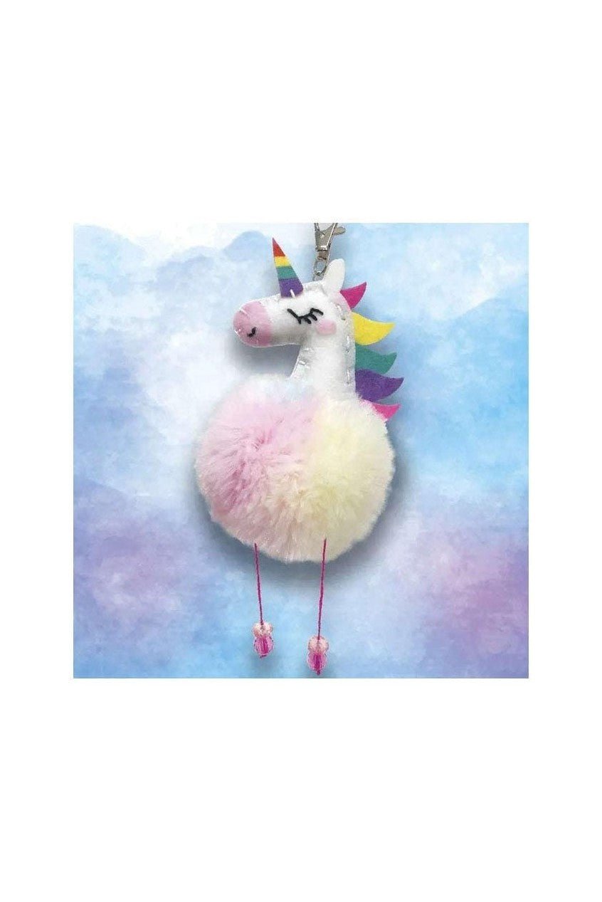 Sew Star - DIY Bag Charm - Furry Unicorn - Marah Kids