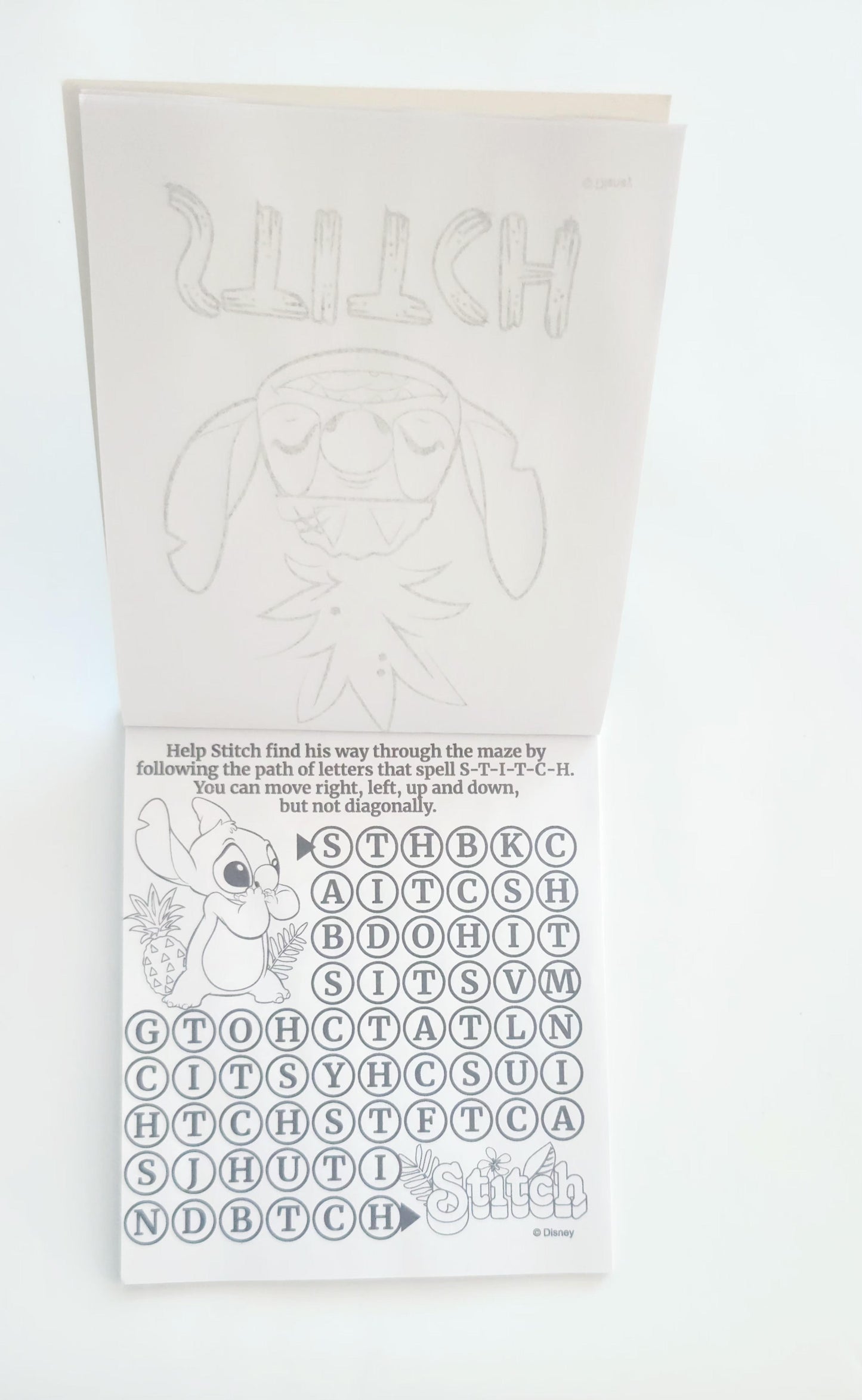DISNEY STITCH COLORING SET