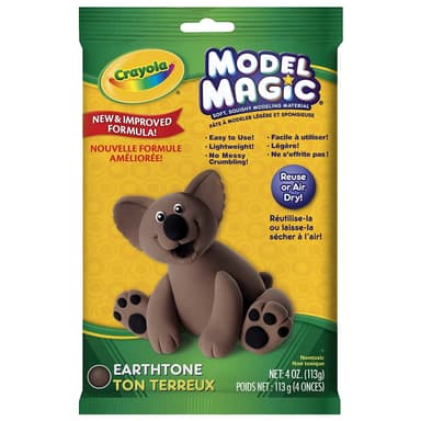 Crayola Model Magic, 4 - oz. Pouch - Earth Tone - Marah Kids