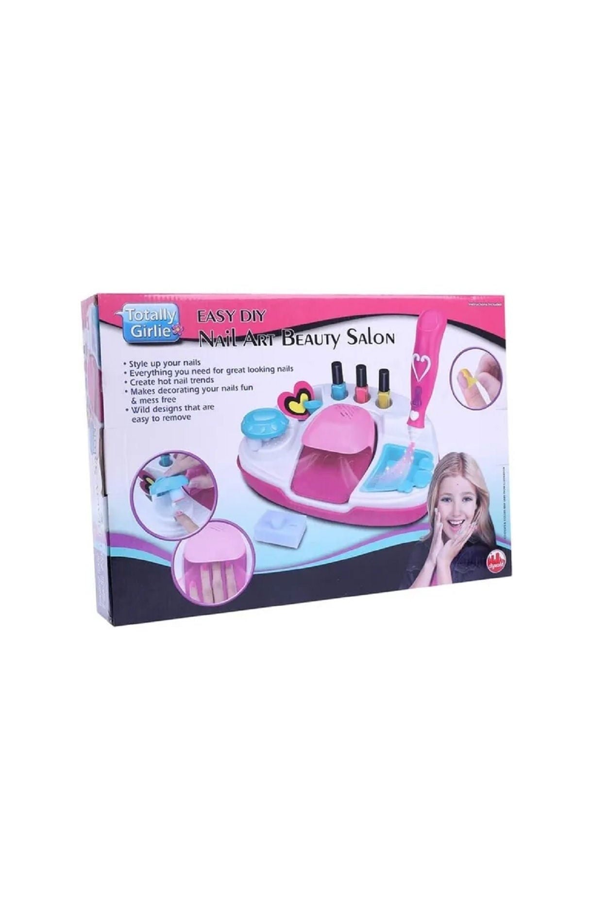 Totally Girlie - Easy Nail Art Beauty Salon DIY Crafts Kit - Marah Kids