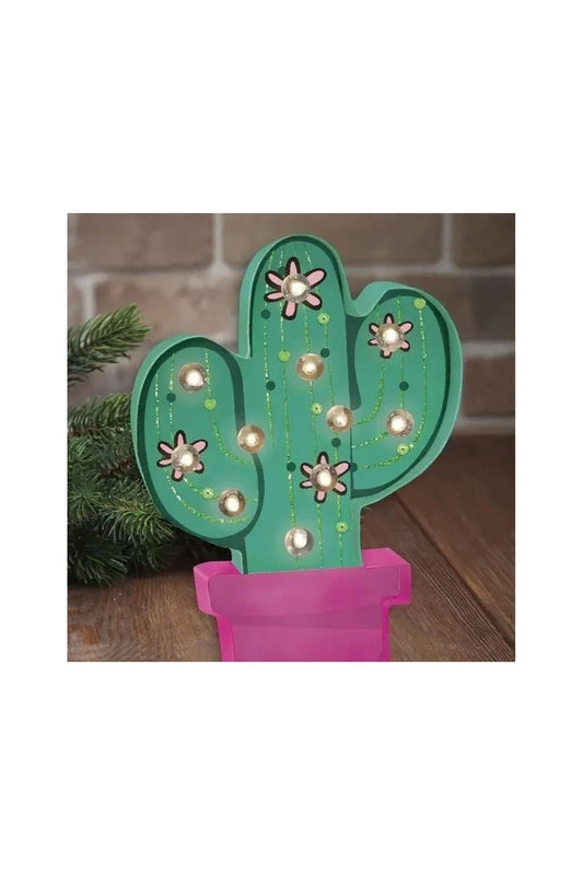 Sew Star - Decorate Your Own String Lights LED Kit - Cactus - Marah Kids