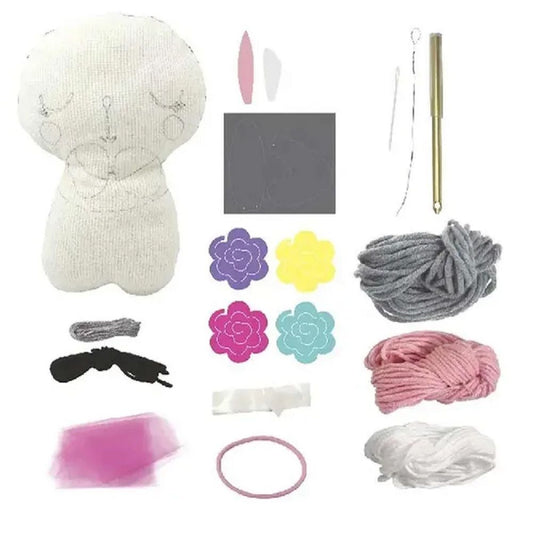 Sew Star - Punch Handmade Crochet Embroidery Kit - Mini Rabbit - Marah Kids