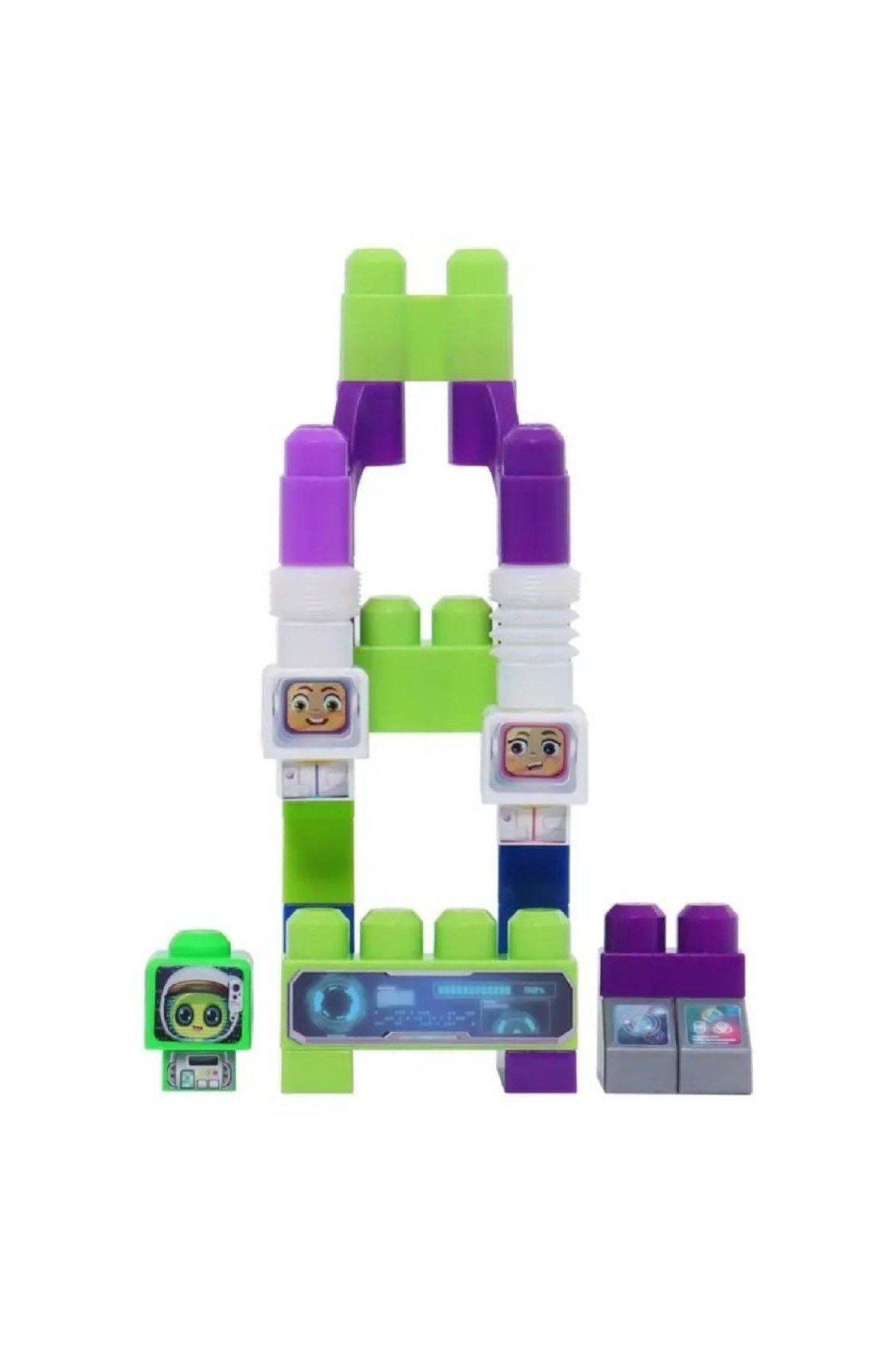Happy Line - Build Me Up Maxi Alien Lab Blocks 27 Pieces - Marah Kids