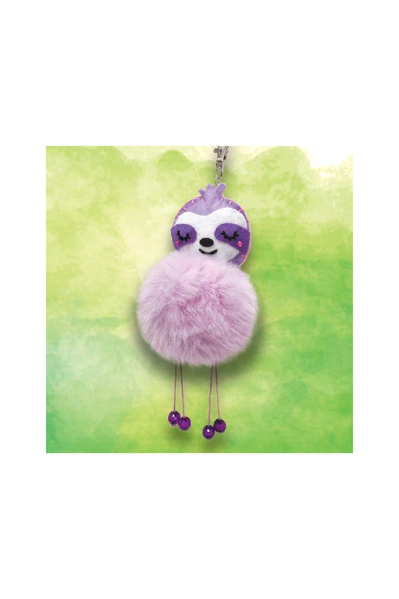 Sew Star - Make It Your Own Bag Charm - Furry Sloth - Marah Kids