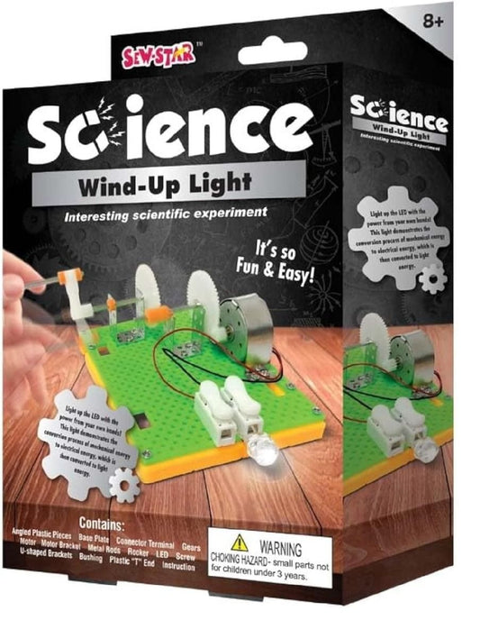 Sew Star - Scientific Experiment Kit Wind - Up Light - Marah Kids