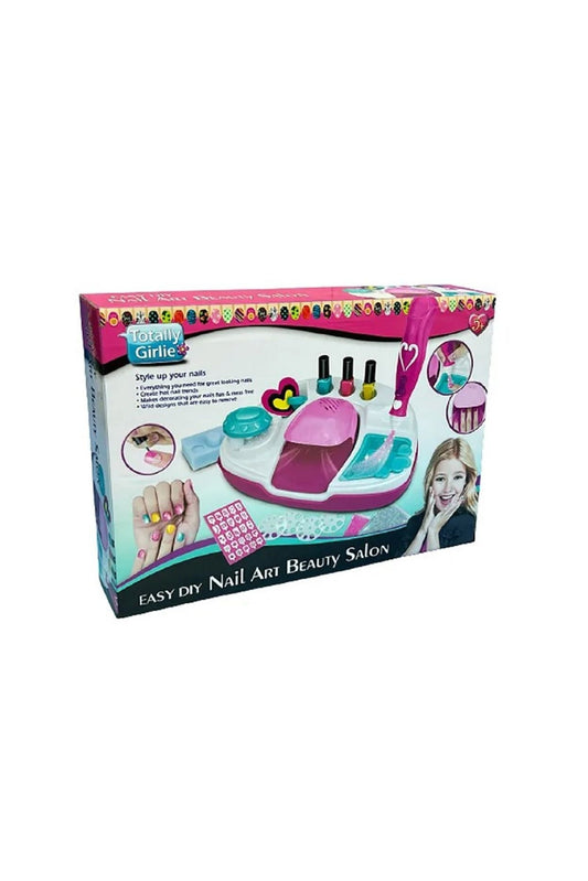 Totally Girlie - Easy Nail Art Beauty Salon DIY Crafts Kit - Marah Kids