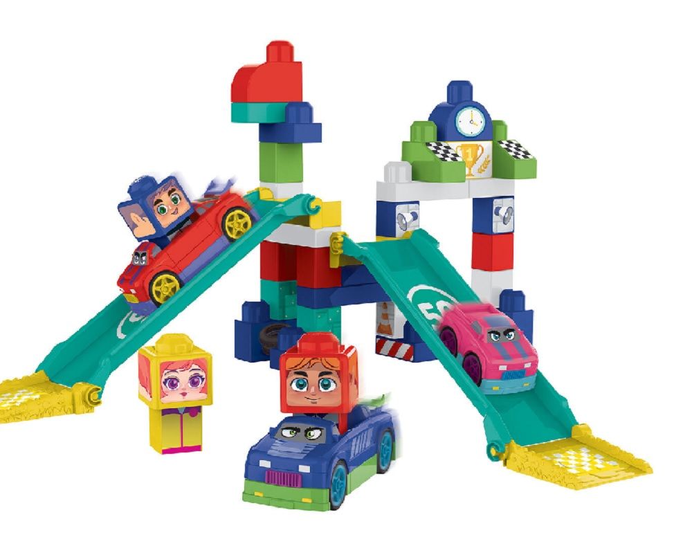 Happy Line - Block Maxi 3 City Car Set 40 Pieces - Marah Kids