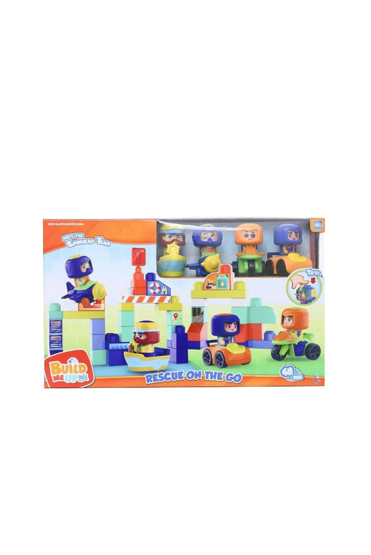 Happy Line - Block Maxi Spin Head Figure 48 Pieces - Marah Kids