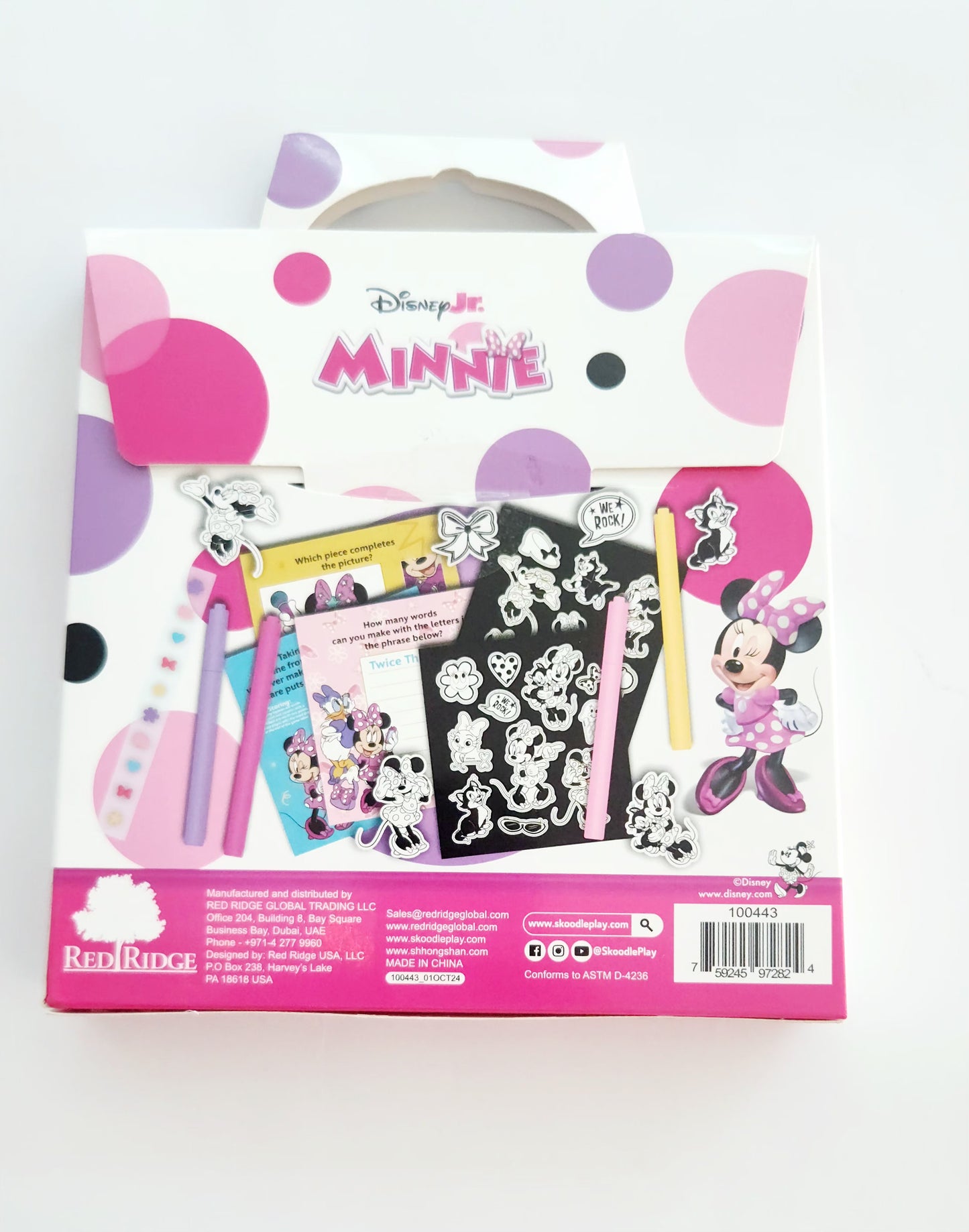 Disney Minnie Color & Jewel Velvet Stickers