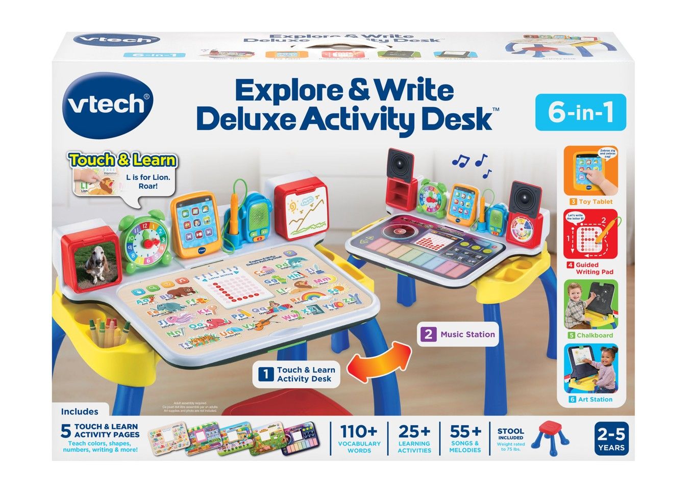 VTech Touch & Learn Activity Desk (Ages 2–5) - Marah Kids
