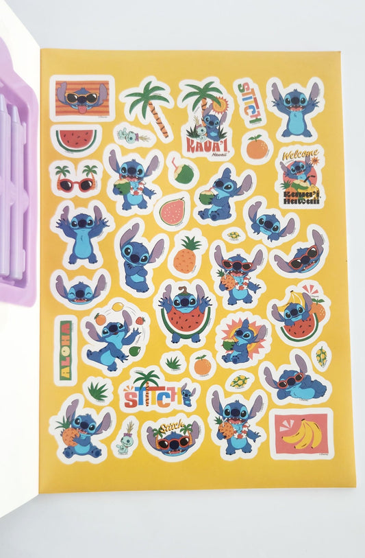 Disney Stitch Coloring & Activity Book With Crayons - Marah Kids