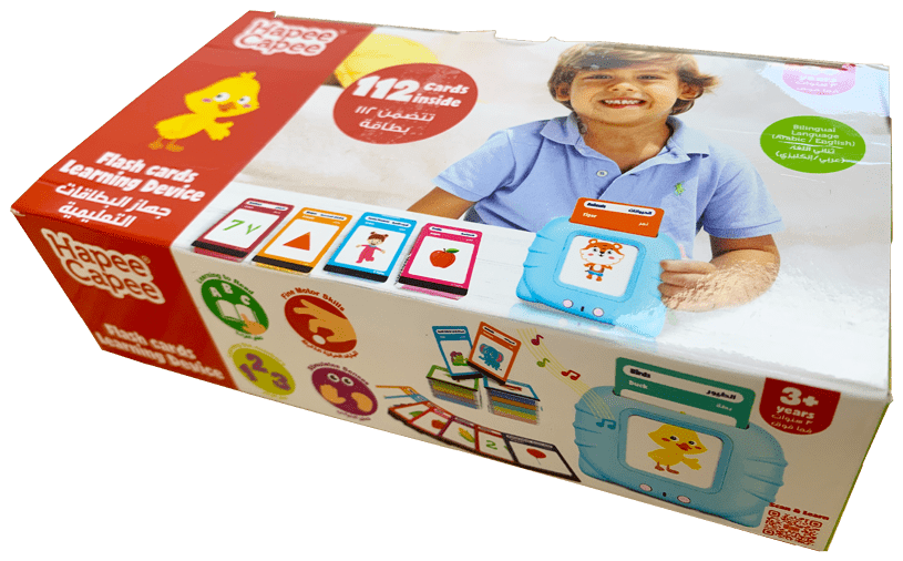 Hapee Capee Flash Learning Cards English Arabic Battery Operated - Marah Kids