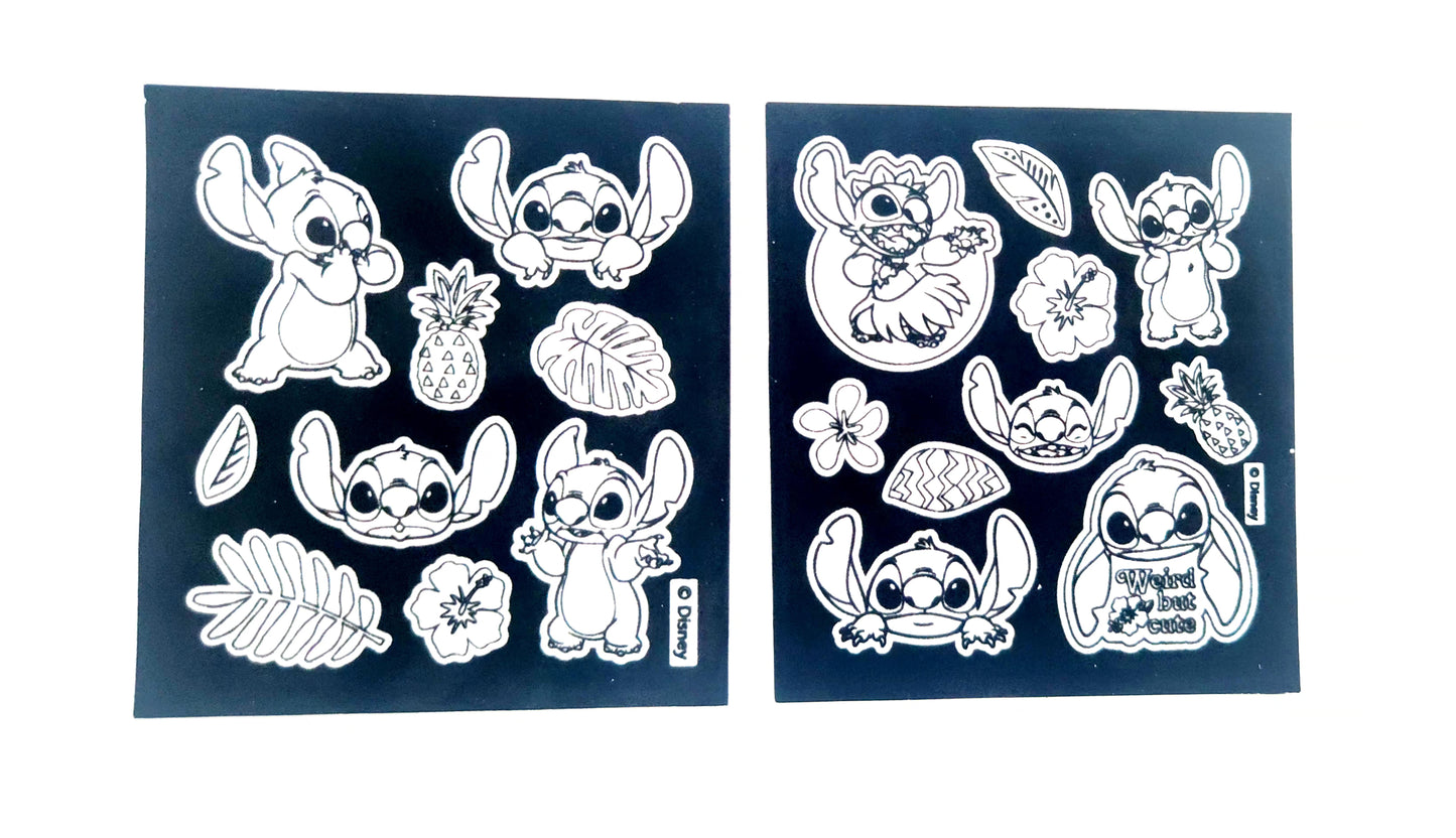 Disney Stitch Color & Jewel Velvet Stickers
