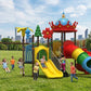 Gambol - Crown Head Mega Play Zone With 3 Swings & 4 Slides - image 2