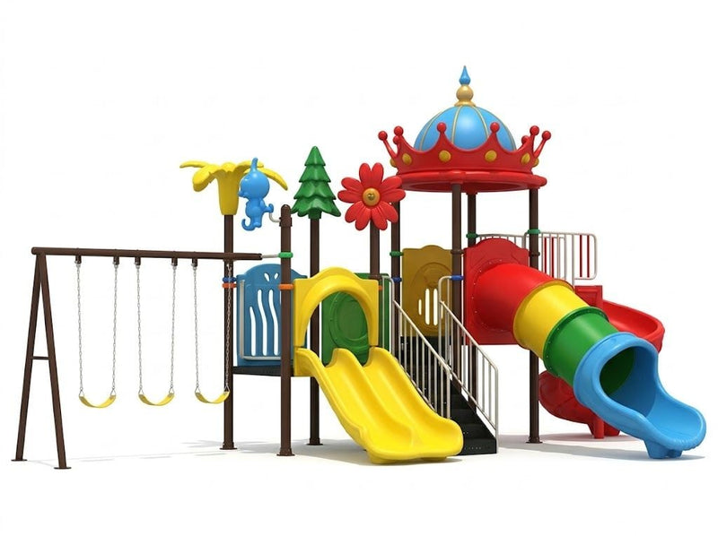 Gambol - Crown Head Mega Play Zone With 3 Swings & 4 Slides - main image
