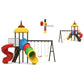 Gambol - Backyard Mega Play Zone With 3 Swings & 2 Slides - image 2
