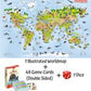 Unik Play - Geografika | Educational Game, World Map Board Game, Geography Illustrated Map with Cards | Learning Tools for Boys & Girls 6 - Marah Kids