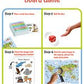 Unik Play - Geografika | Educational Game, World Map Board Game, Geography Illustrated Map with Cards | Learning Tools for Boys & Girls 6 - Marah Kids