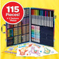 Crayola - Imagination Art Set | Holiday Toys, Gift for Boys and Girls | Arts and Crafts, Gifting & Scented Mini Inspiration Art Case | Ages 3+ - Marah Kids