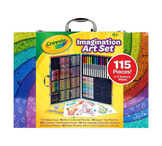 Crayola - Imagination Art Set | Holiday Toys, Gift for Boys and Girls | Arts and Crafts, Gifting & Scented Mini Inspiration Art Case | Ages 3+ - Marah Kids