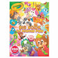 Crayola 288 - Page Coloring Book, Big Book of Animal Pals - Marah Kids