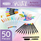 Crayola Pastel Artist Collection Kit| Wonderful for birthdays and holidays, these art supplies are safe and nontoxic for ages, 8 & up. - Marah Kids
