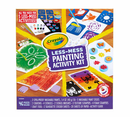 Crayola Less Mess Painting Activity Kit - Marah Kids