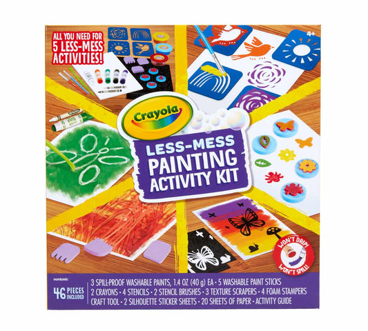 Crayola Less Mess Painting Activity Kit - Marah Kids