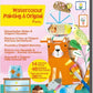 Avenir Watercolour Painting & Origami - Pets Multicolour | Encourage your child to be creative, great activity for rainy days, indoor play, travel and holidays | Ages 3+ - Marah Kids