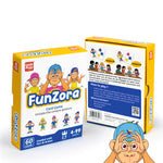 Unik Play - Funzora Card Game | Easy to Learn, Playing Card Games, Fun Family Brain Games Birthday | Boys & Girls Age 6+ - Marah Kids