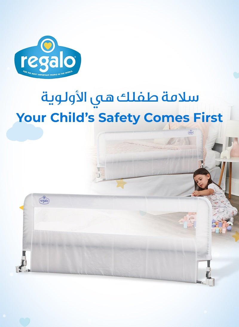 Regalo - Extra Long Swing Down Bed Rail for Kids - Marah Kids