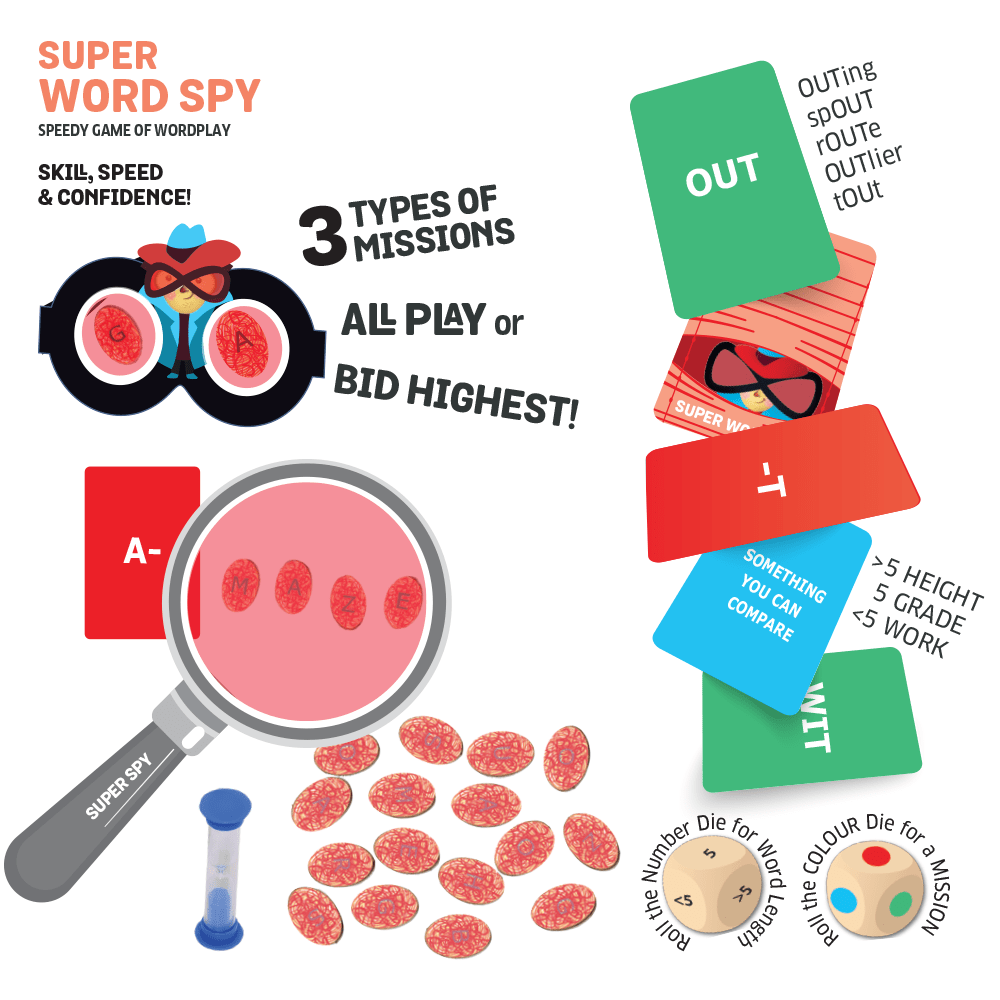 Chalk & Chuckles - Super Word Spy - Marah Kids