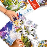 Unik Play - Go Crazy Jigsaw Puzzle | Attractive Cartoon Print Puzzle | 2 Puzzle Trays - Unicorn | Kids and Adults 6+ - Marah Kids
