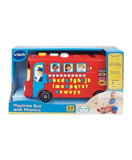 VTECH Playtime Bus With Phonics - Marah Kids